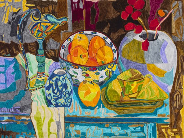 Fruit and Feather Flowers